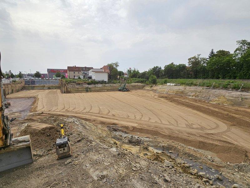 Baugrube Ludwigsgarten