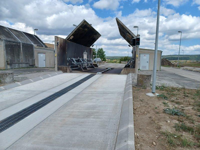 Panzerwaschanlage Truppenübungsplatz